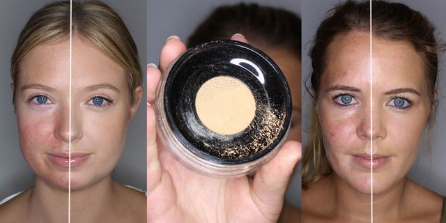 How to cover acne and redness with mineral foundation