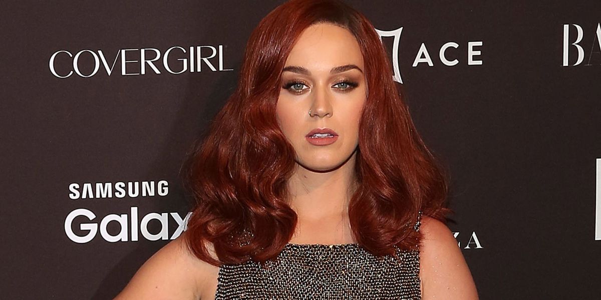 Katy Perry Debuts Auburn Hair