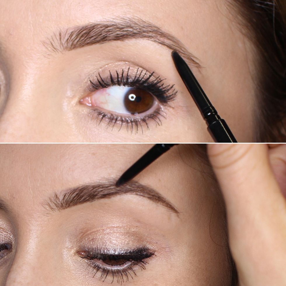 How to do defined brows