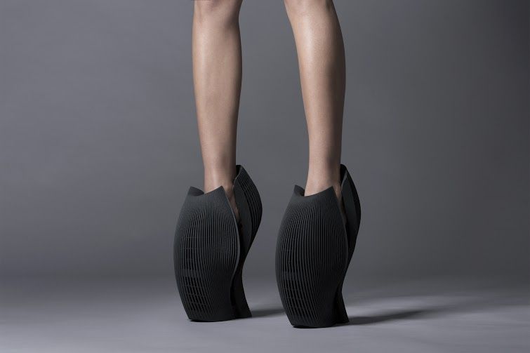 United Nude 3D printed boots
