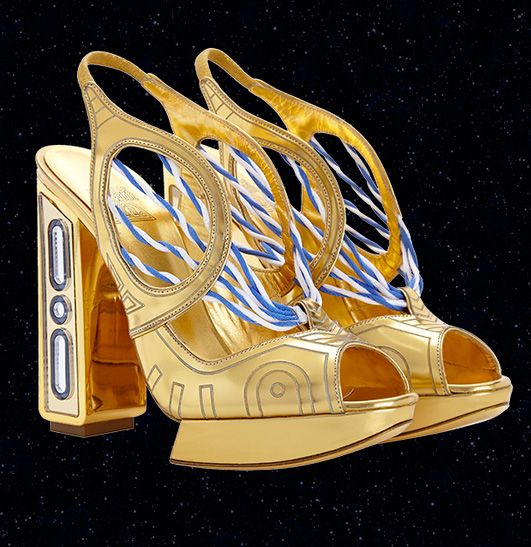 Nicholas Kirkwood NK-PO gold heels