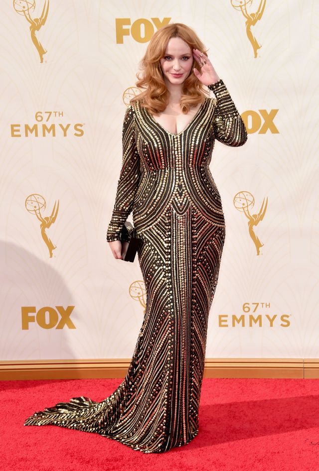 Best dressed on the Emmy Awards 2015 red carpet - Christina Hendricks