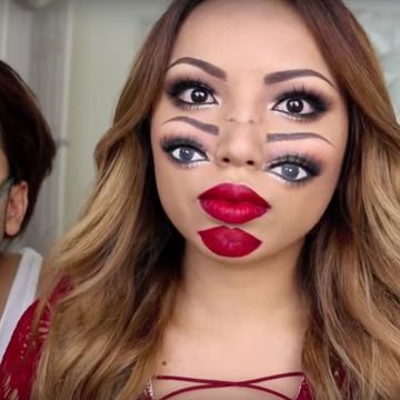 This super-trippy Halloween makeup tutorial will blow your mind