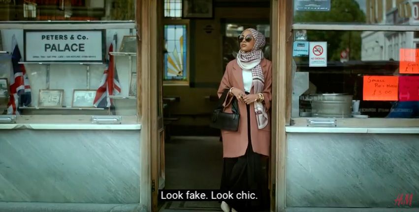 H&M Close The Loop featuring model wearing a hijab
