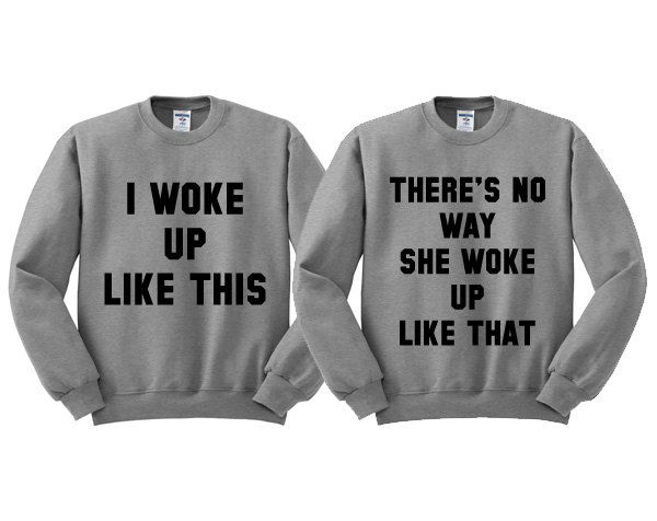 I woke up like this jumpers