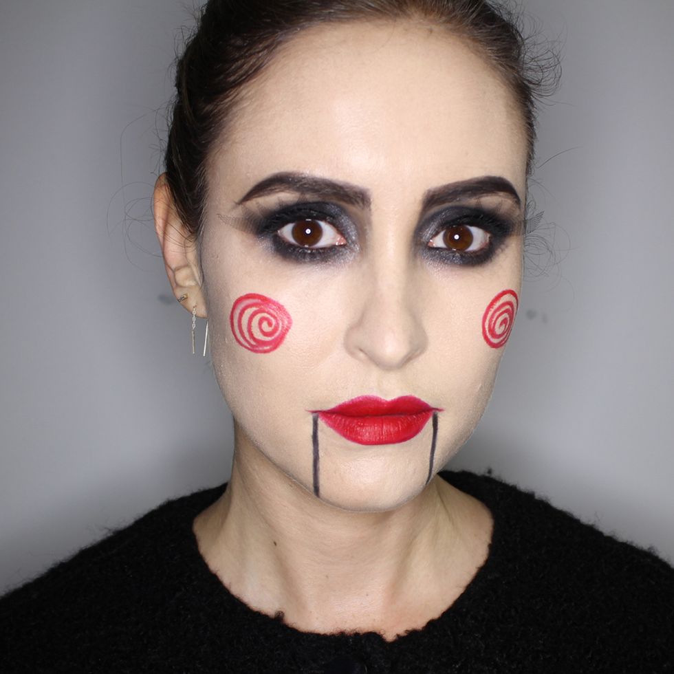 Halloween how-to: The Saw psycho makeup