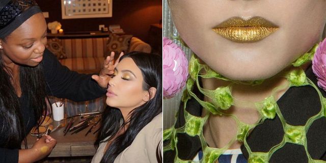 Kim Kardashian's favourite gold makeup product