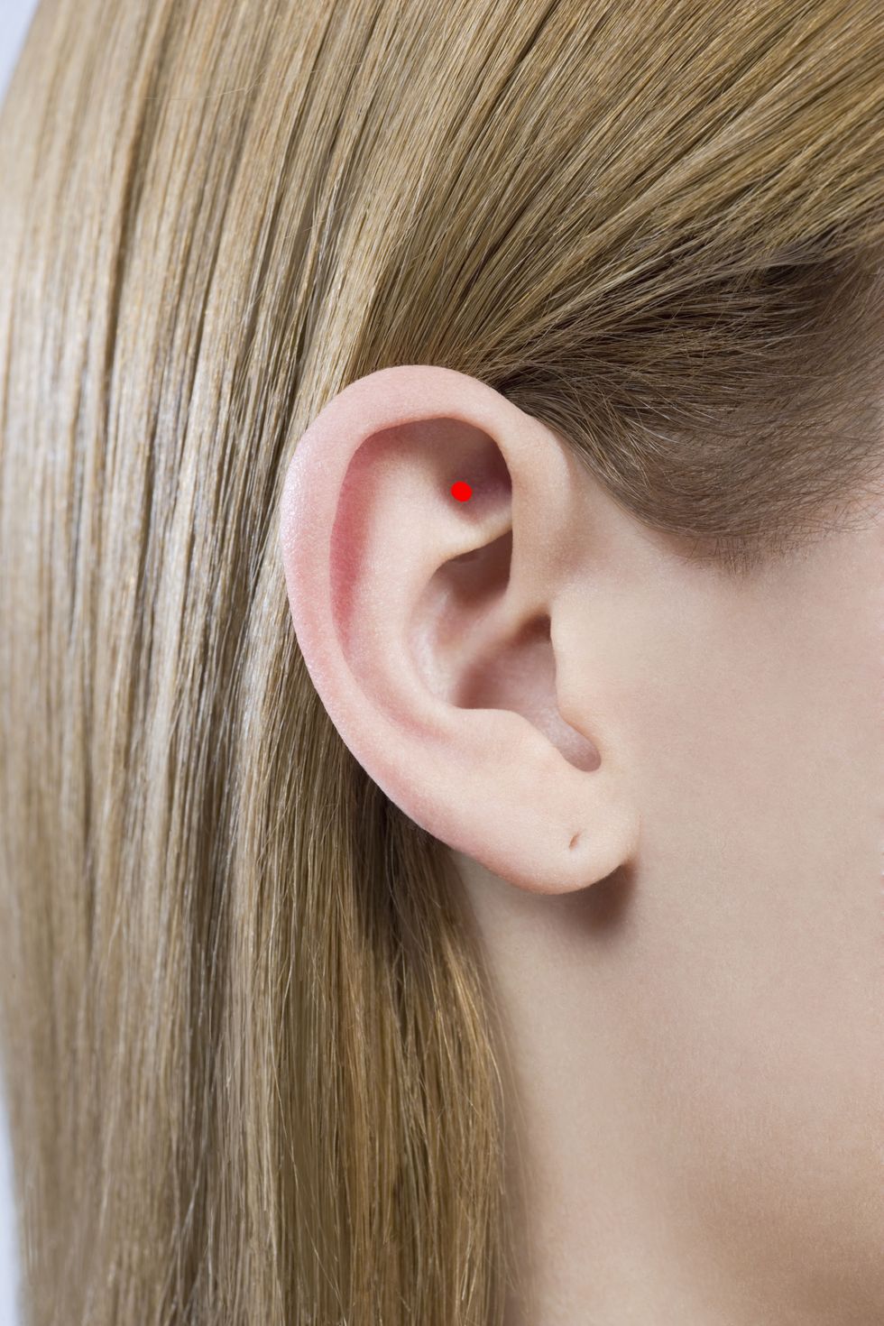 Anti stress point on your ear
