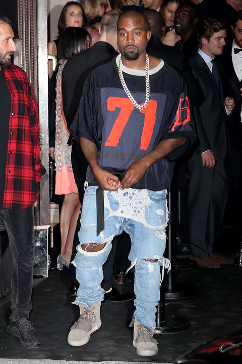 Kanye West at the 95th Anniversary Vogue Party