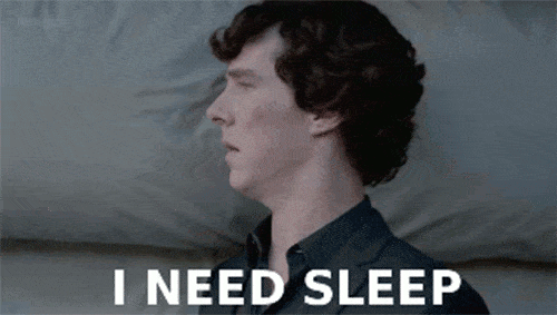 Benedict Cumberbatch needs sleep GIF