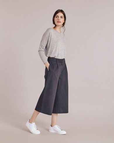 What to wear in winter if you love your legs: culottes