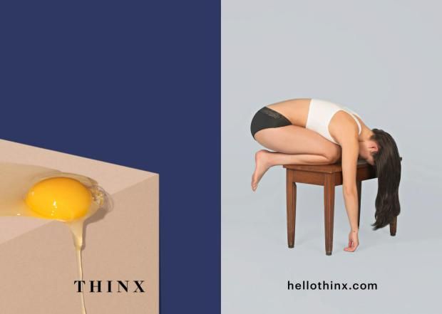 Thinx period pants advert has been deemed too 'inappropriate' too be displayed