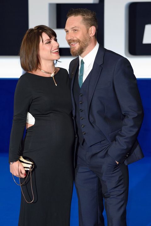 Tom Hardy and Charlotte Riley have welcomed their first child