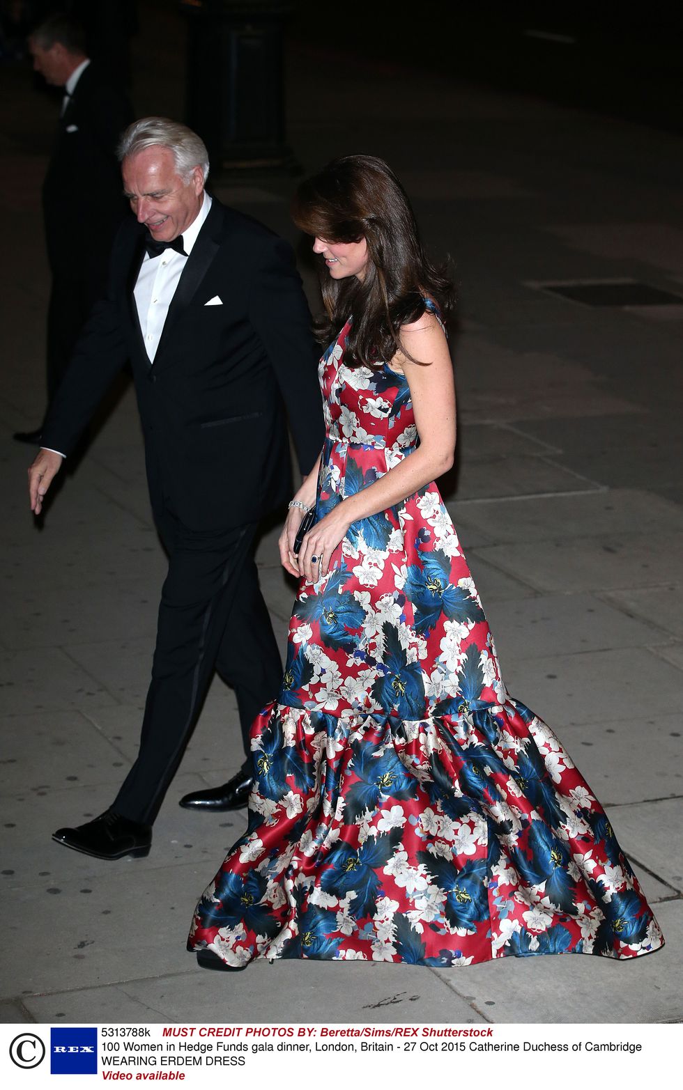 Kate Middleton floral erdem dress