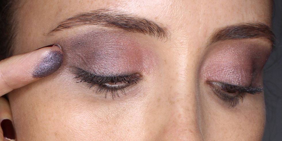 One eye shadow palette worn four ways