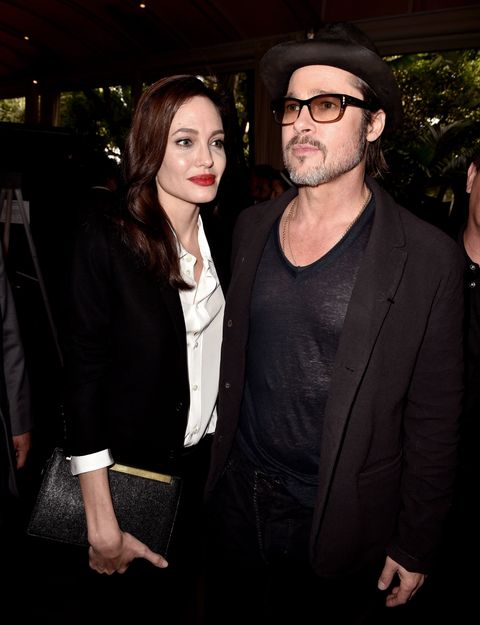 Brad Pitt and Angelina Jolie at the 2015 AFI awards