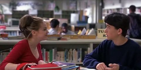 10 things I hate about you library scene