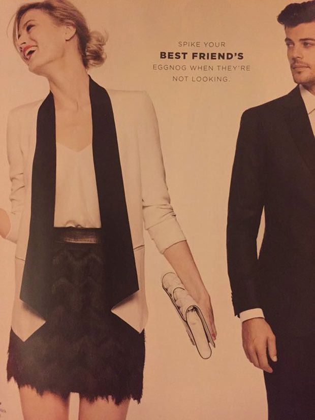 Bloomingdale's apologises for Christmas ad seen to be suggesting date rape