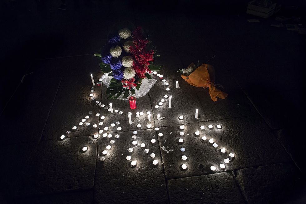 Photos of the world's solidarity following the Paris attacks