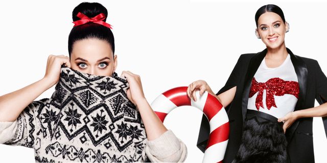 Katy Perry H&M Christmas campaign