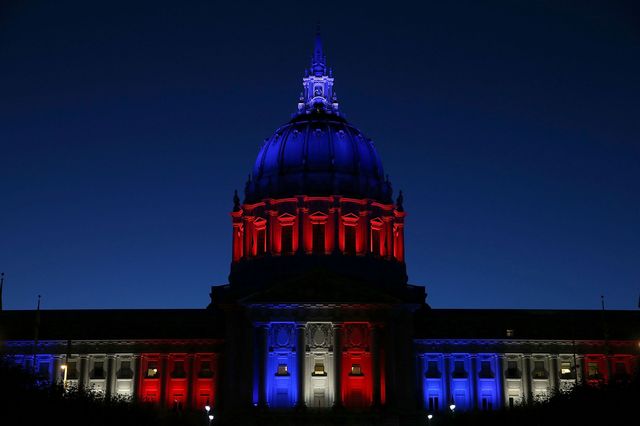 Photos of the world's solidarity following the Paris attacks