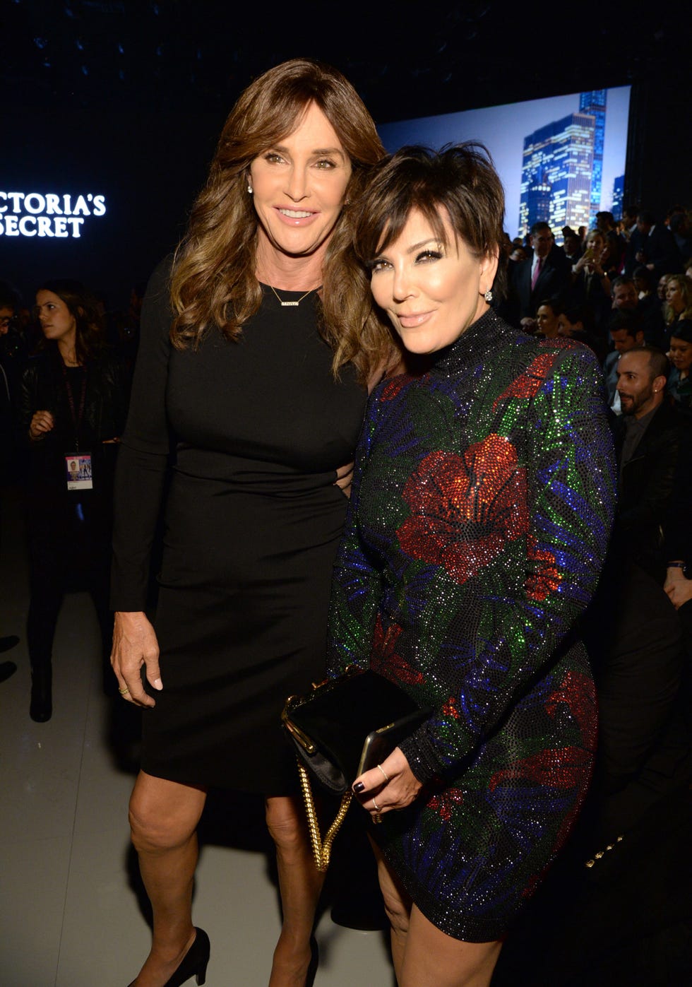 Kris and Caitlyn Jenner reunite for the Victoria's Secret Fashion Show