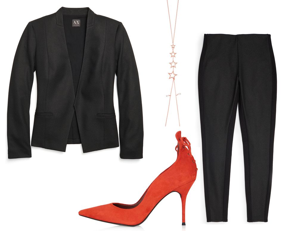 Black suit for the party season