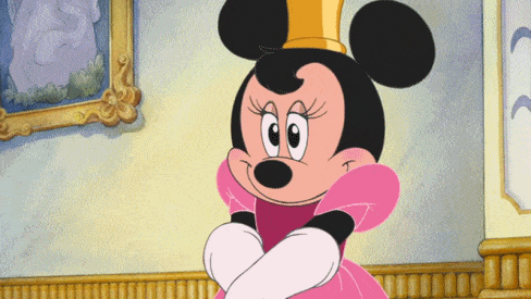 Minnie Mouse eyelashes GIF
