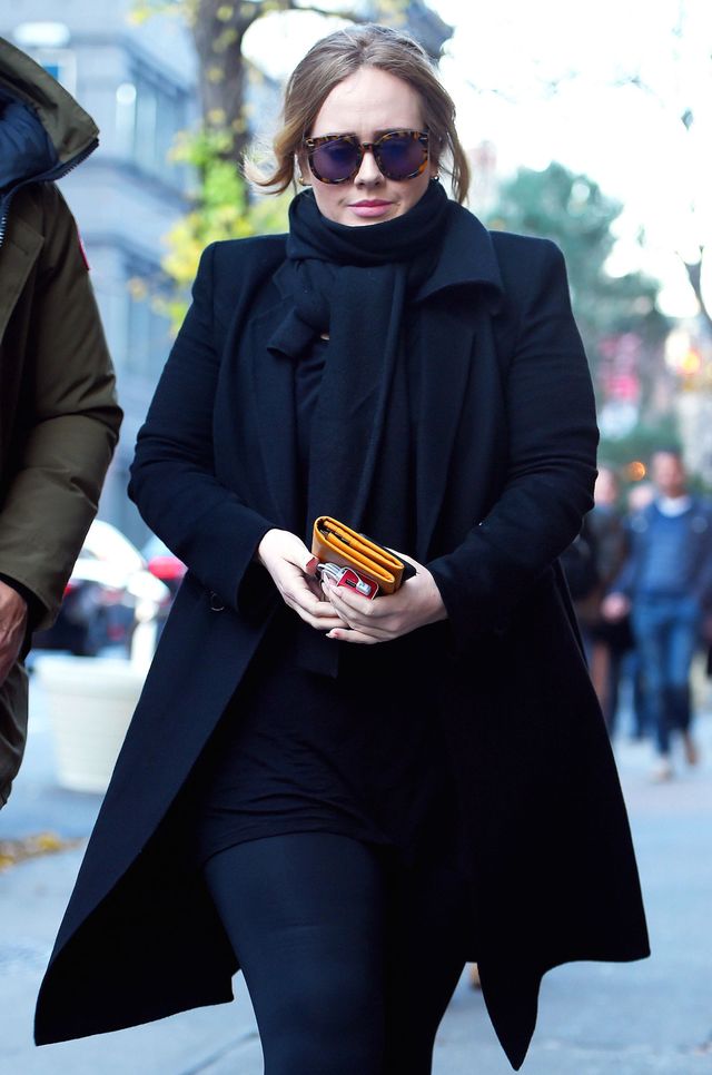 Adele gives us a lesson in looking utterly chic off duty