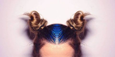 Meet the newest Instagram hair trend: glitter roots