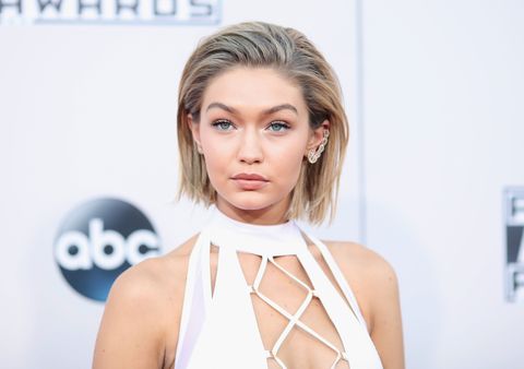 Gigi Hadid unveils the most mysterious bob at the American Music Awards