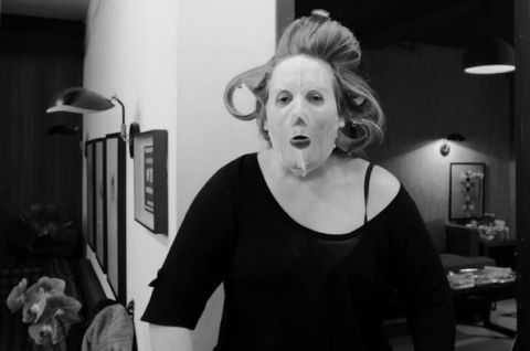 Adele's face mask