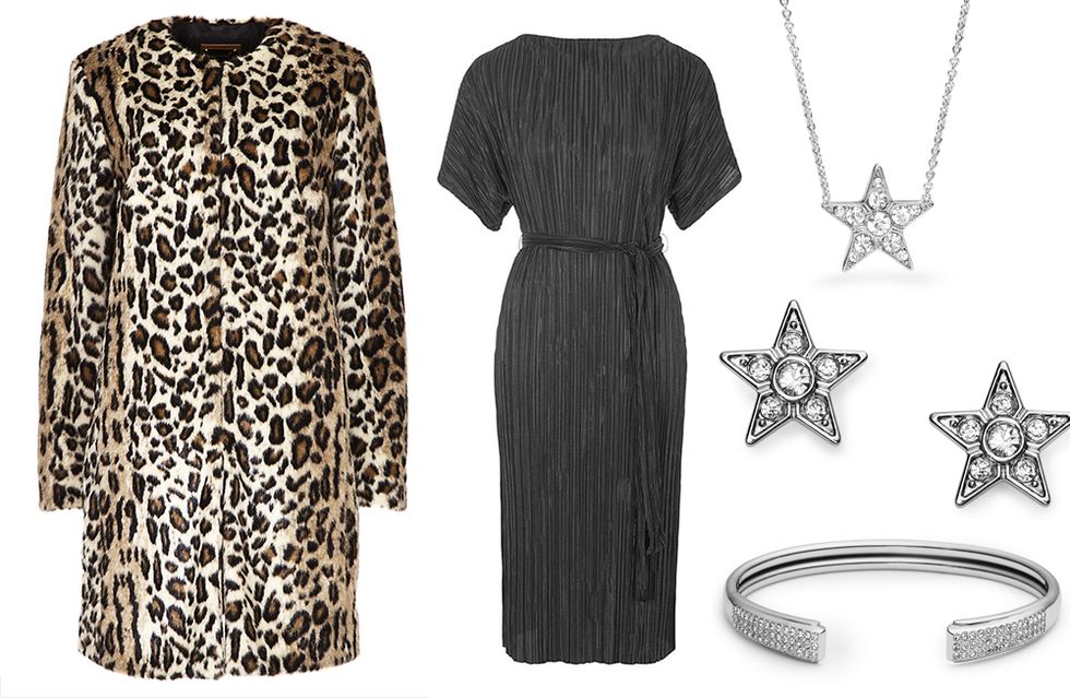 Day to night outfits: silver star jewellery