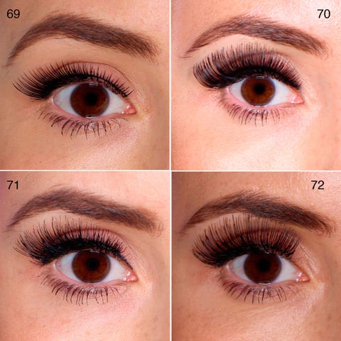 100 False Lashes Tested On One Eye Picture Reviews - Makeup Forever Lashes 101