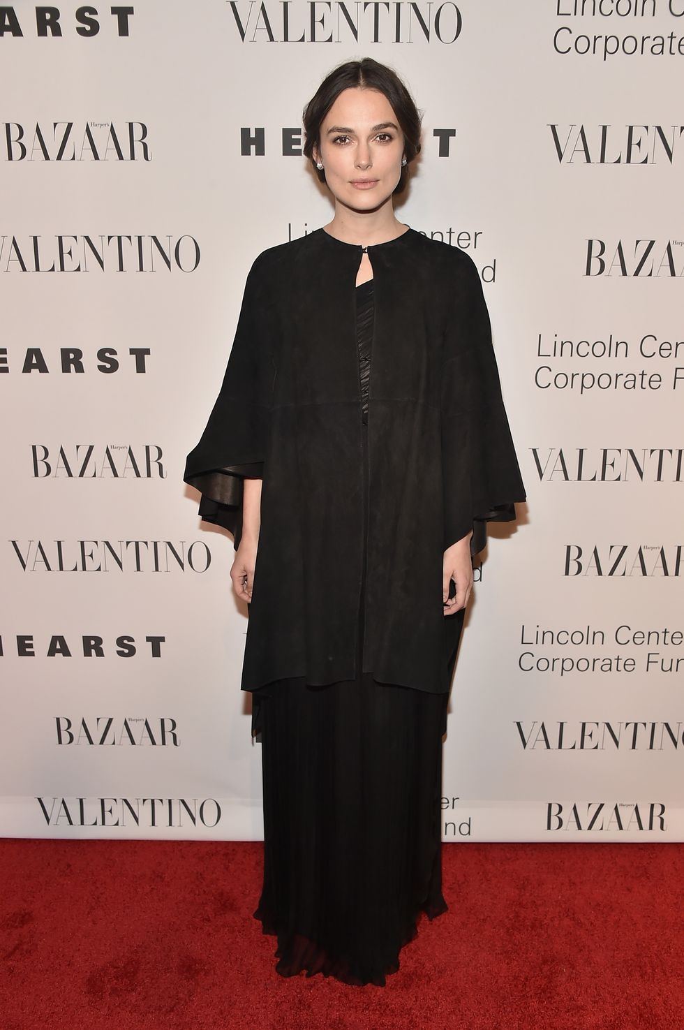 Keira Knightley at an evening honouring Valentino