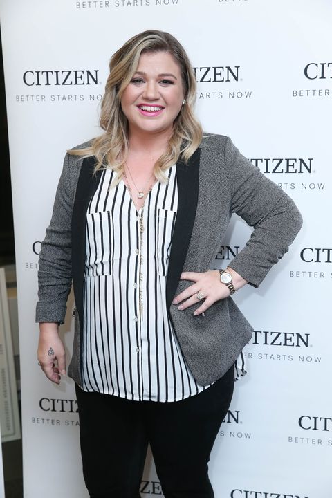 Kelly Clarkson a the watch company;s New York City party