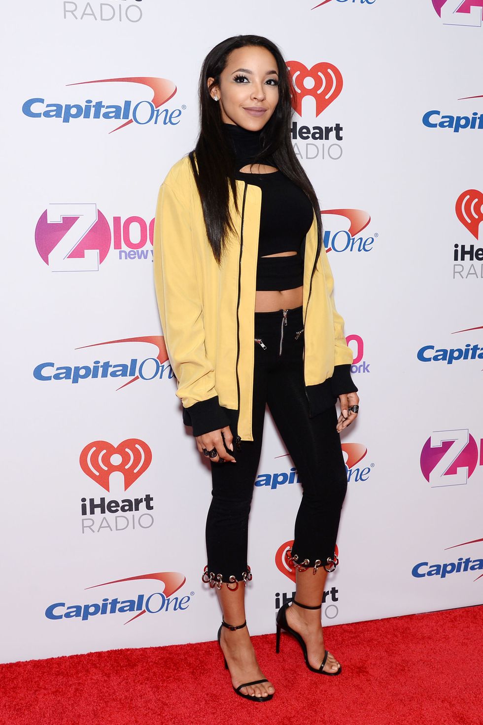 Celebrity outfits at the Jingle Ball 2015