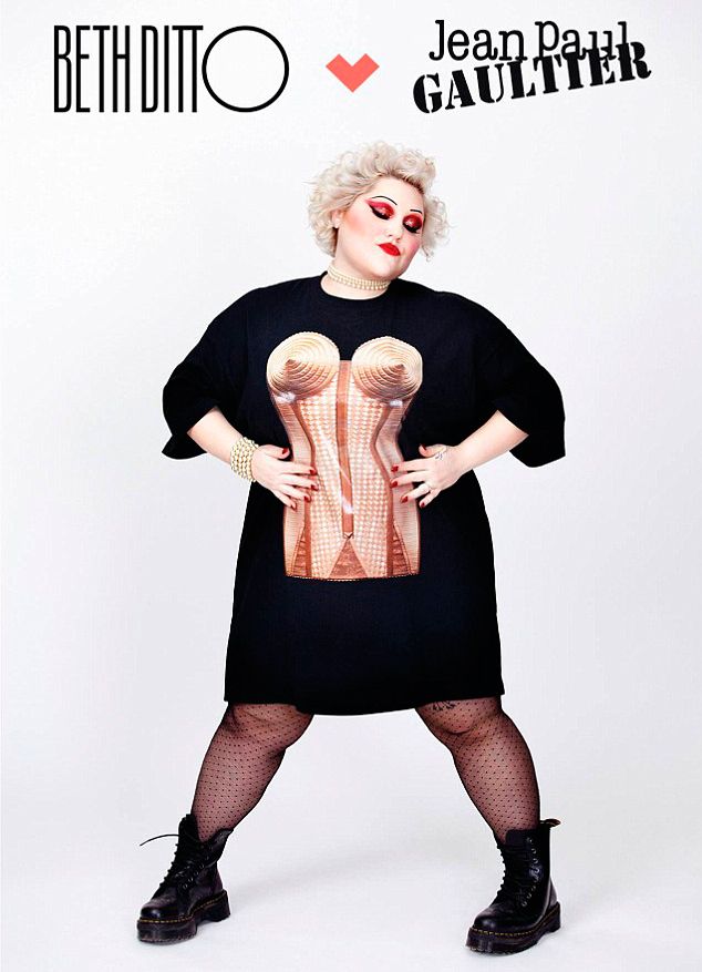 Beth Ditto for Jean Paul Gaultier