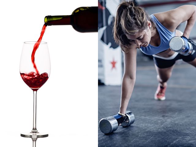 Drinking wine is just as healthy as going to the gym. Science says so.