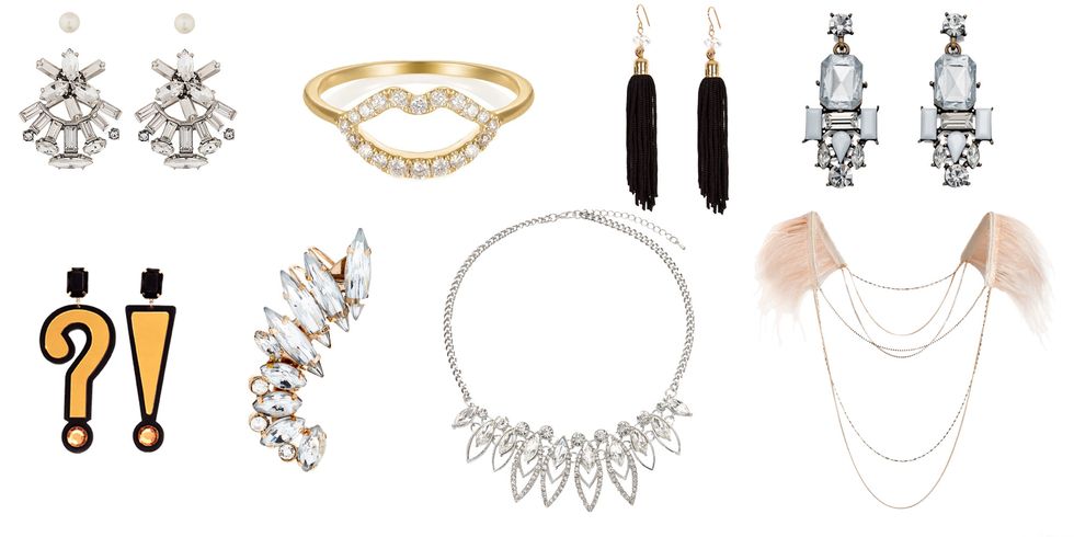 Earrings, Necklaces, UK, 2015, NYE, New Years Ever, Jewellery