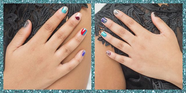 10 ways to wear sparkly party nails