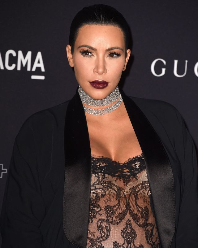 Kim Kardashian at the LACMA gala 2015