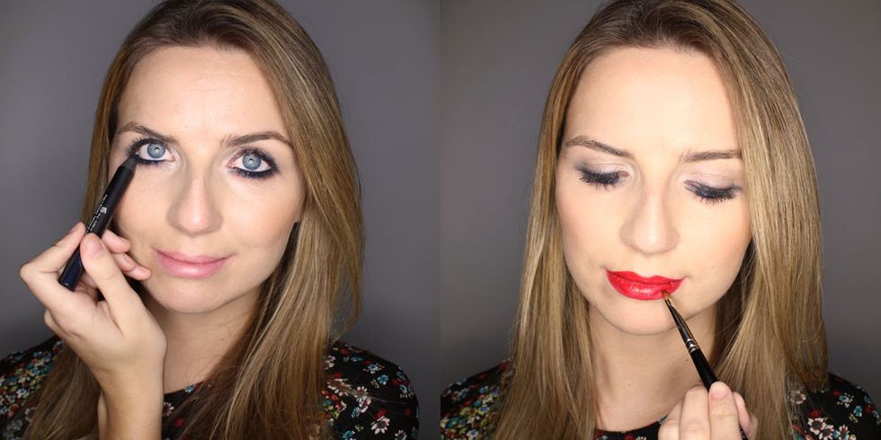 3 dramatic eye and lip makeup combos you CAN wear