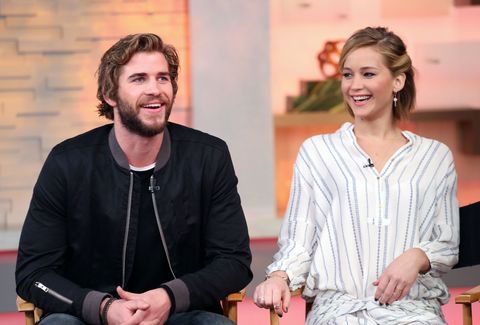 Jennifer Lawrence reveals she's kissed Liam Hemsworth off screen