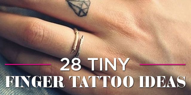 28 GORGEOUS tiny finger tattoo ideas