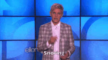 Ellen sleeping gif