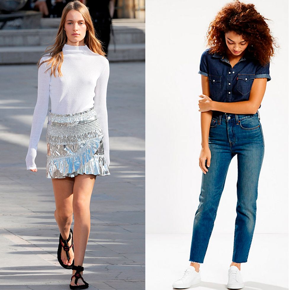 Isabel Marant SS16 and Levi Wedgie jeans