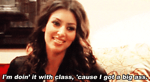 Kim Kardashian doing it with class quote
