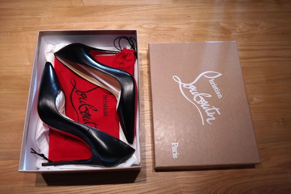 Christian Louboutin shoes and dust bag
