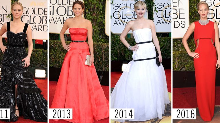 13 Golden Globe celebrity style evolutions